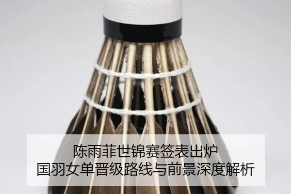 陈雨菲世锦赛签表出炉 国羽女单晋级路线与前景深度解析(hth)
